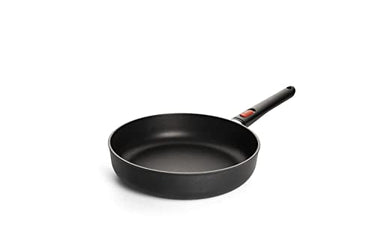 Woll Eco Lite QXR Hochrandpfanne - Induktiv - Ø 28 cm, 7 cm hoch, mit abnehmbarem Stiel - Geeignet für alle Herdarten, PFAS-frei,100% recyceltes Aluminium, backofenfest, schwarz im Sale